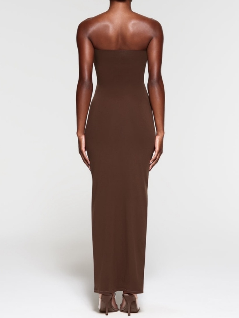 NWT SKIMS Fits Everybody Tube Dress in Cocoa - Picture 3 of 6